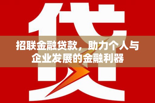 宜丰招联金融贷款，助力个人与企业发展的金融利器
