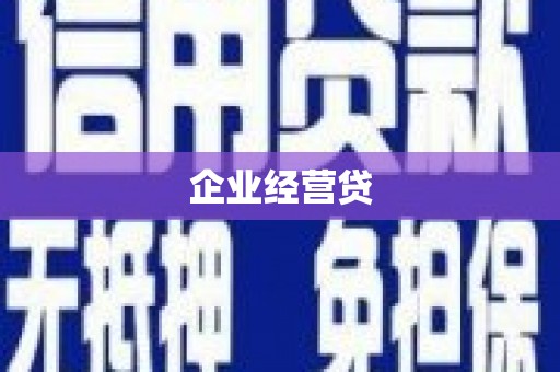 宜丰企业经营贷