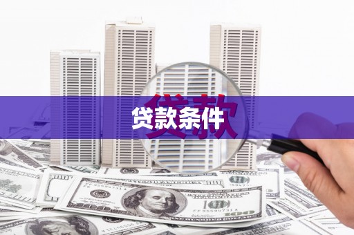 宜丰贷款条件