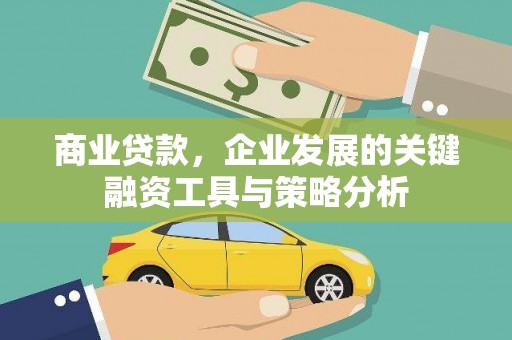 宜丰商业贷款，企业发展的关键融资工具与策略分析