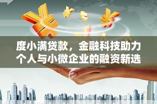 宜丰度小满贷款，金融科技助力个人与小微企业的融资新选择