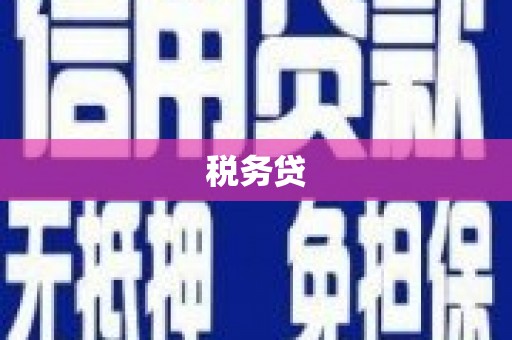 宜丰税务贷