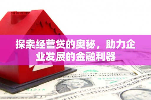 宜丰探索经营贷的奥秘，助力企业发展的金融利器