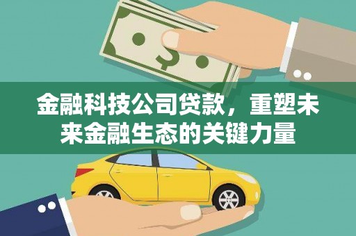 宜丰金融科技公司贷款，重塑未来金融生态的关键力量