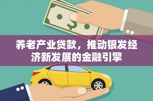 宜丰养老产业贷款，推动银发经济新发展的金融引擎