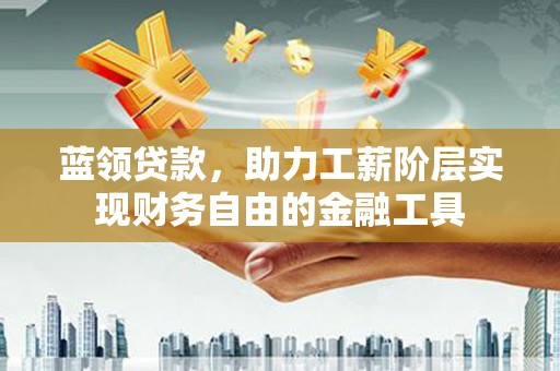 宜丰蓝领贷款，助力工薪阶层实现财务自由的金融工具