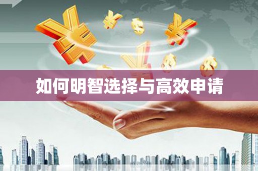宜丰如何明智选择与高效申请