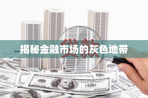 宜丰揭秘金融市场的灰色地带